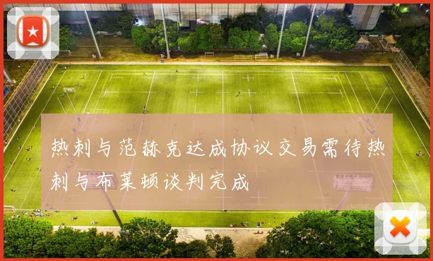 热刺与范赫克达成协议交易需待热刺与布莱顿谈判完成